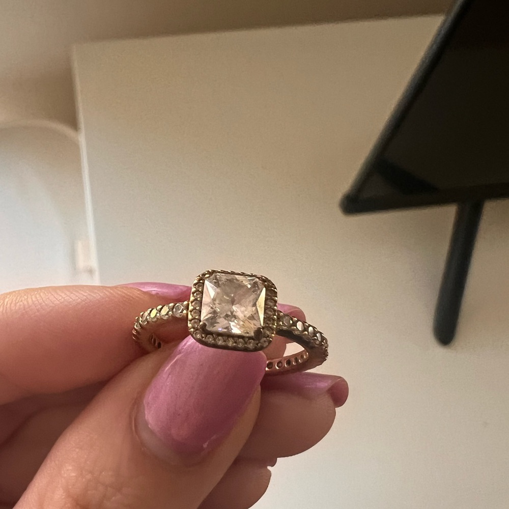 Pandora Gold and Silver Classic Ring